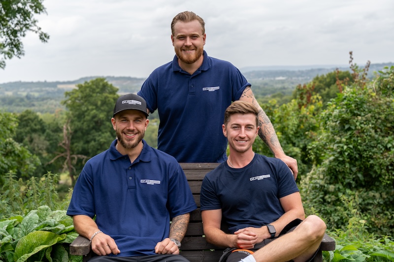 Team photo of Cut & Cleaned Services - Morgan, Conrad and